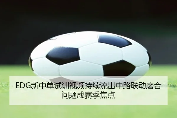 EDG新中单试训视频持续流出中路联动磨合问题成赛季焦点 | xingkong.com